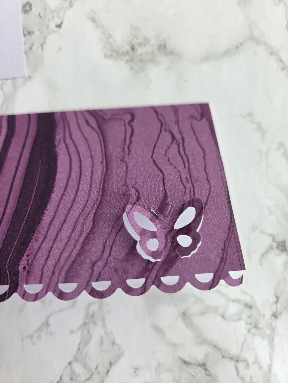50 Thank you Cards Butterflies Handmade